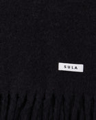 Fringe scarf / Black