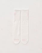 Logo tube socks / White