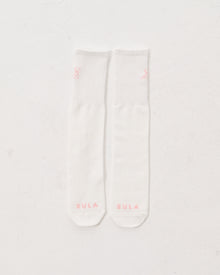 Logo tube socks / White