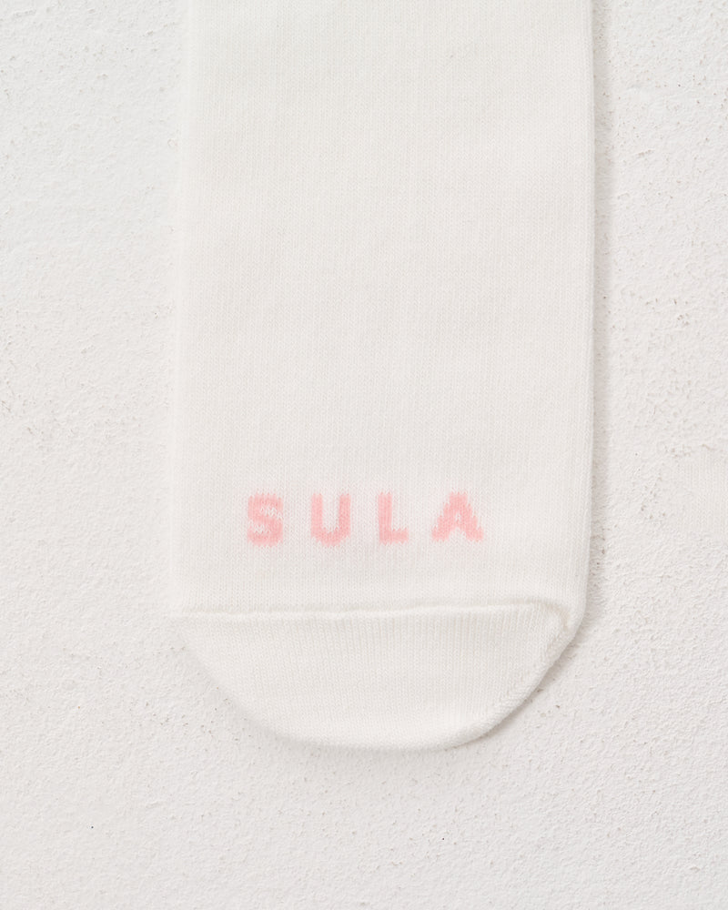 Logo tube socks / White