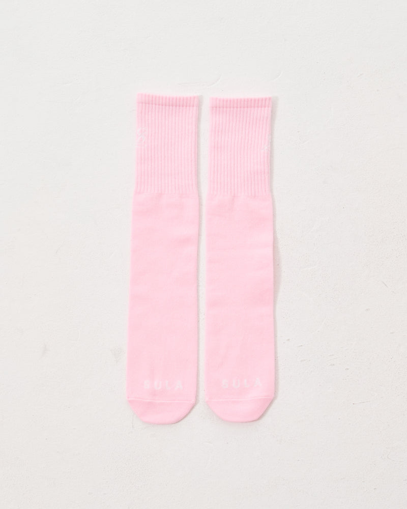 Logo tube socks / Pink
