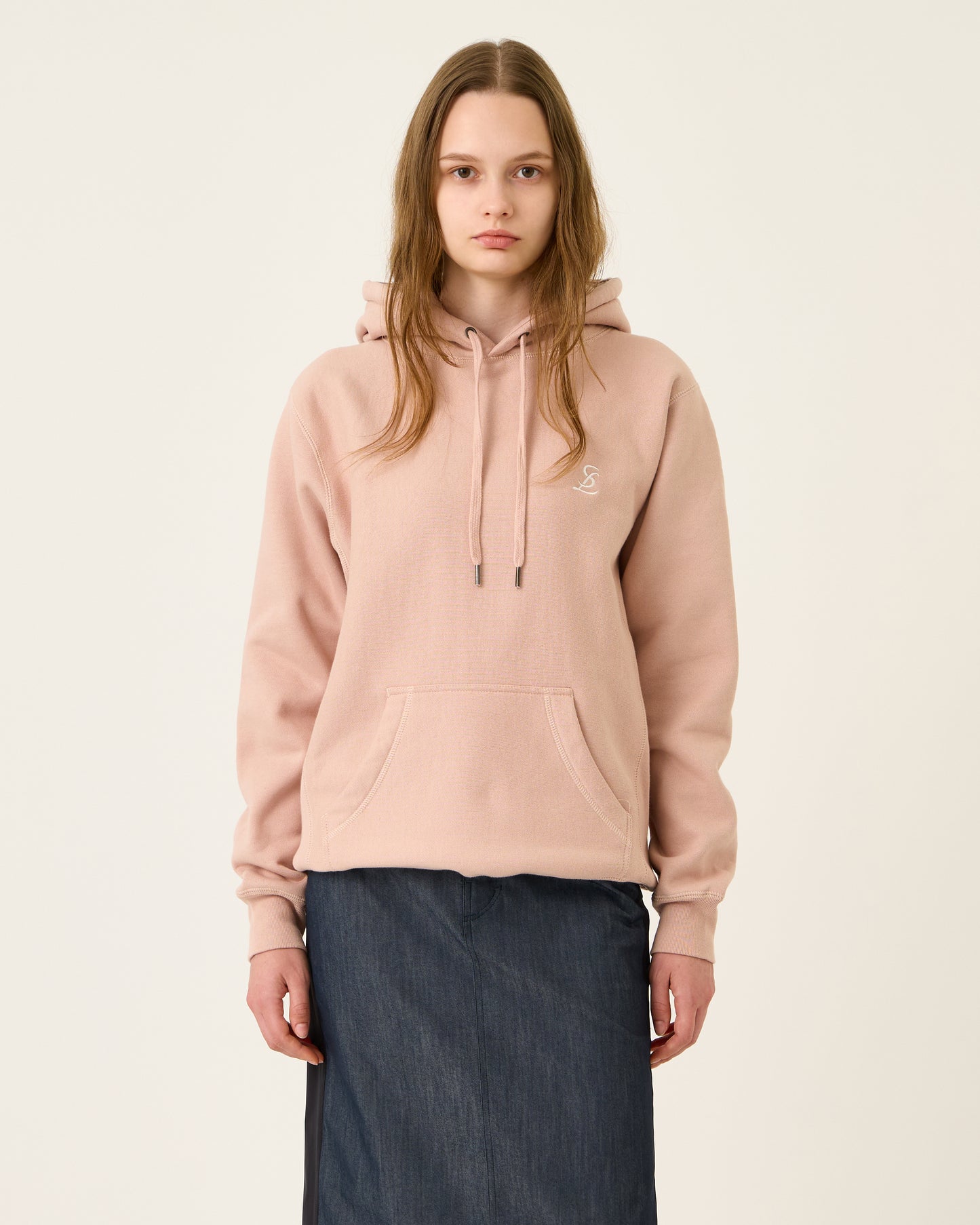 Sula logo hoodie / Smoky Pink