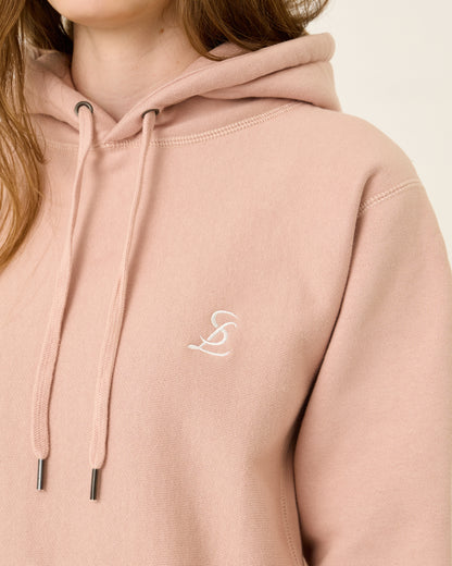 Sula logo hoodie / Smoky Pink