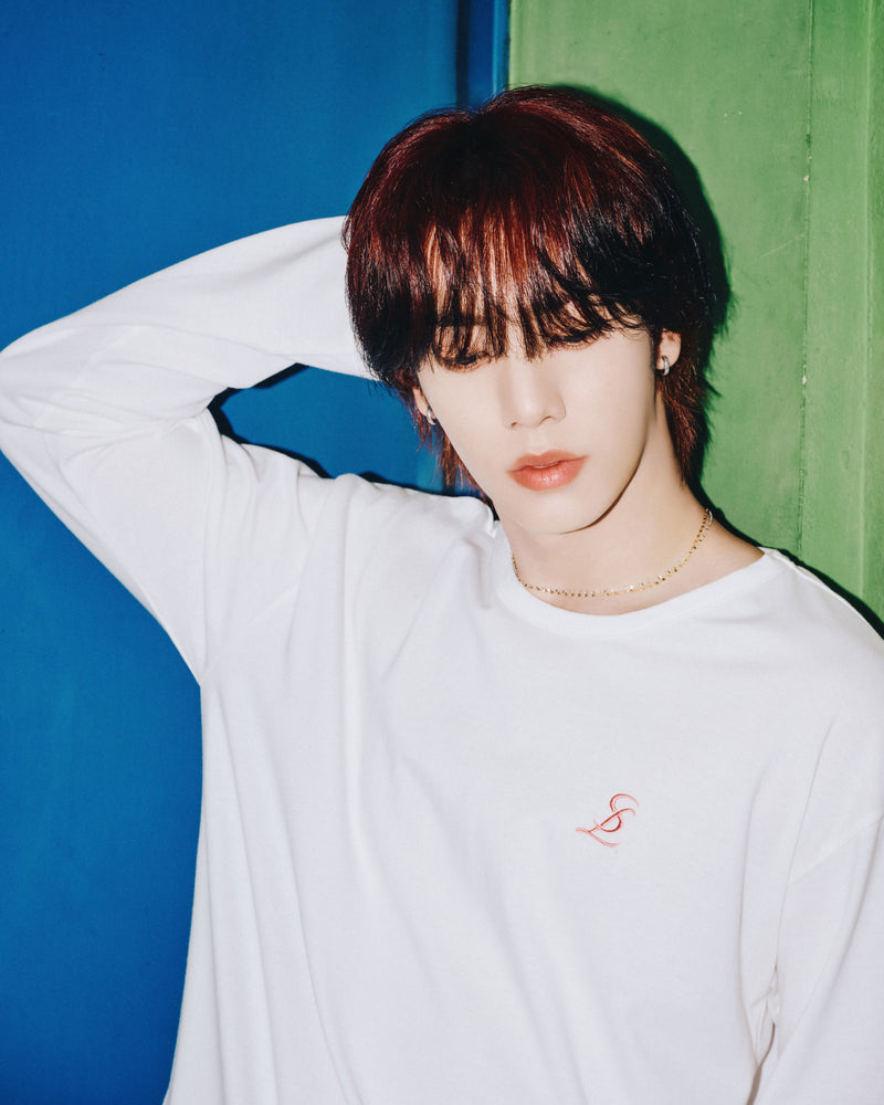 Long sleeve logo T-shirt / White